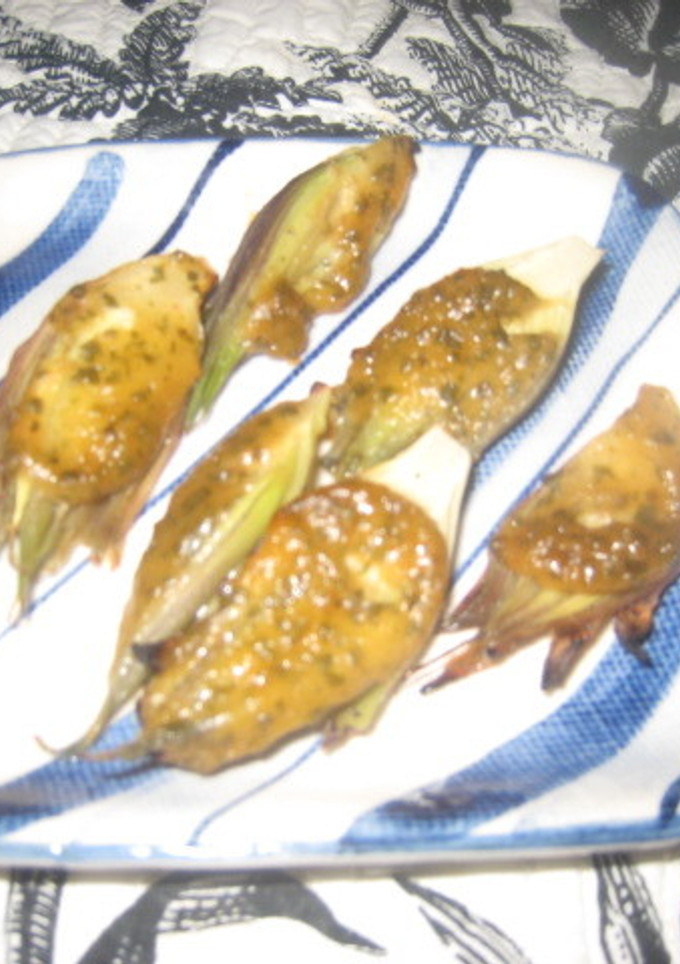 みょうがの味噌のせ焼き-レシピのメイン写真