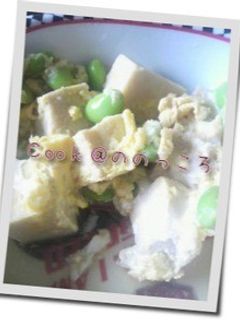 あまった高野豆腐で簡単卵とじ♪-レシピのメイン写真