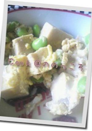 あまった高野豆腐で簡単卵とじ♪-レシピのメイン写真