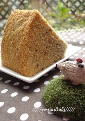 小豆のシフォンケーキ♪-レシピのメイン写真