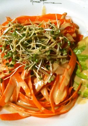 ロービーガンキャロットパスタ-レシピのメイン写真