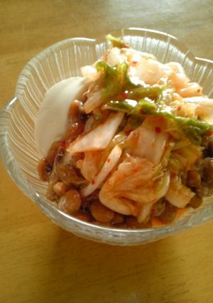 豆腐 on キムチ納豆-レシピのメイン写真