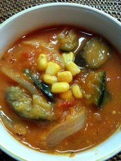 野菜いっぱいトマトスープ-レシピのメイン写真