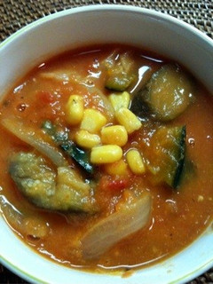 野菜いっぱいトマトスープ-レシピのメイン写真