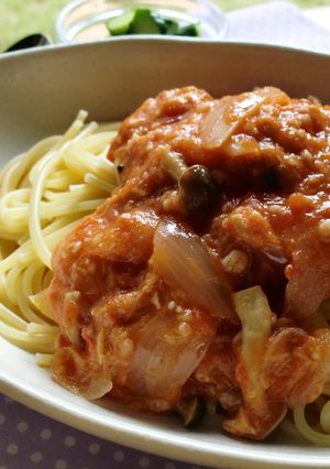 簡単!パスタのトマトソース-レシピのメイン写真
