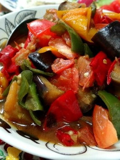 なすとピーマンの炒めびたし・カレー風味-レシピのメイン写真