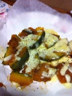 リメイク☆かぼちゃの煮物でチーズ焼き-レシピのメイン写真