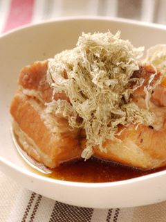 とろろ昆布でトロトロ!豚角煮-レシピのメイン写真