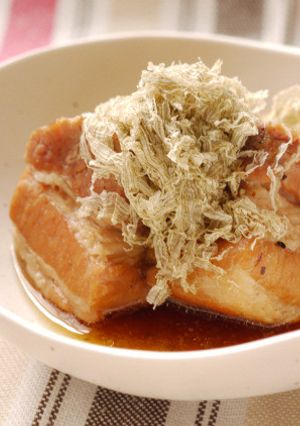 とろろ昆布でトロトロ!豚角煮-レシピのメイン写真