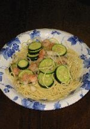 シーフードとズッキーニのあっさりパスタ-レシピのメイン写真