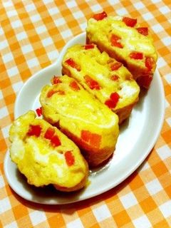 お弁当に♪パプリカin卵焼き-レシピのメイン写真