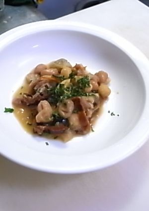 完全版アサリと豆の煮物（我ながら自信作）-レシピのメイン写真