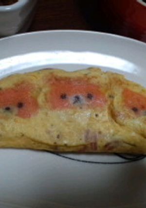 お弁当に♪リラックマが入ってる卵焼き-レシピのメイン写真