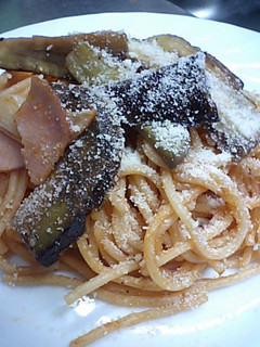 なすびとハムのパスタ-レシピのメイン写真