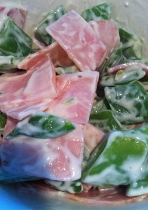 モロッコインゲンをハムの和え物-レシピのメイン写真