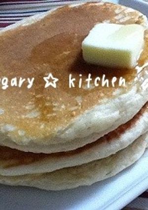 スペルト小麦 de ふんわりホットケーキ-レシピのメイン写真