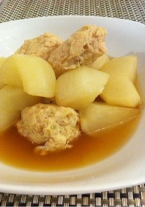 鶏だんごとかぶのスープ煮-レシピのメイン写真