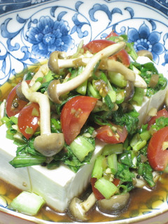 簡単!! 野菜たっぷり 冷奴-レシピのメイン写真