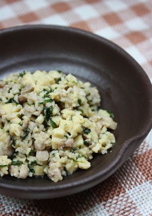 凍み豆腐＆肉味噌のそぼろ-レシピのメイン写真