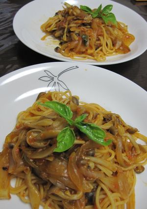 食べるラー油入りミートソーススパゲティ-レシピのメイン写真