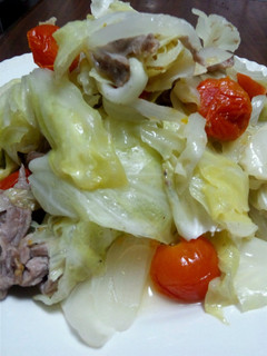 豚肉キャベツの塩にんにく蒸し-レシピのメイン写真