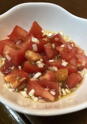 一手間でおいしい！トマトサラダ-レシピのメイン写真