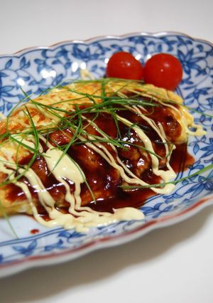チーズとん平デミグラがけ☆-レシピのメイン写真