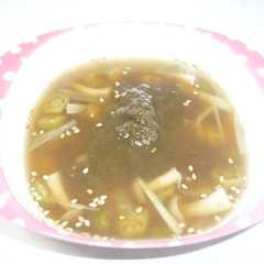 みょうがとオクラととろろ昆布のお吸い物☆-レシピのメイン写真