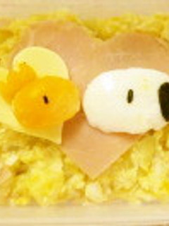 ゆで卵で簡単☆スヌーピー&ウッドストック-レシピのメイン写真