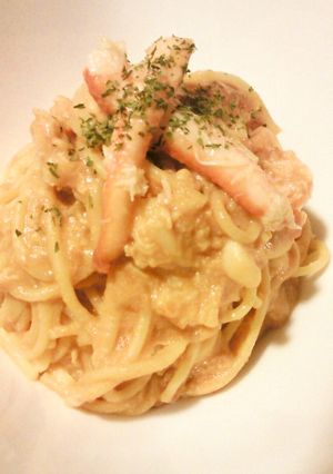 豆乳で＊濃厚＊蟹のトマトクリームパスタ-レシピのメイン写真