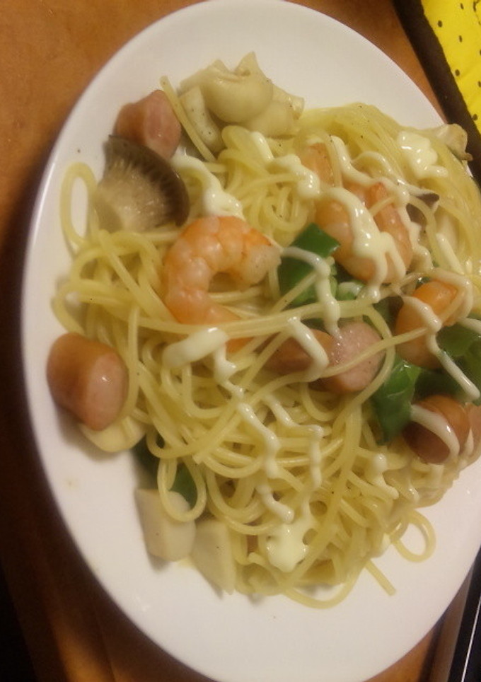 簡単あっさりエビマヨパスタ☆-レシピのメイン写真