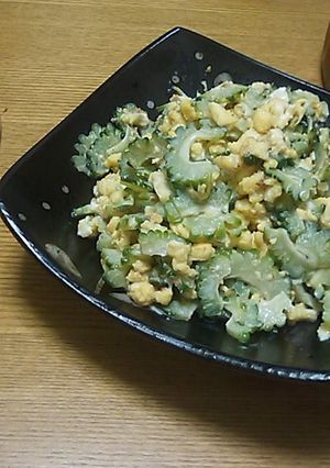 ゴーヤと甘〜い卵のサラダ☆-レシピのメイン写真