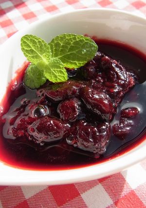 ハスカップのシロップ煮-レシピのメイン写真