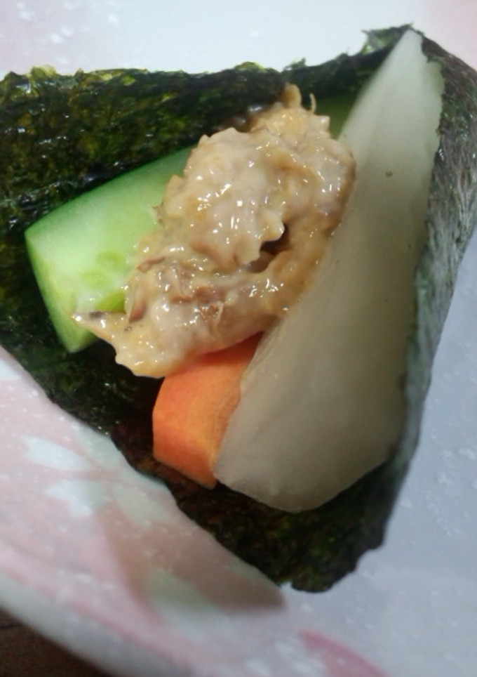 梅マヨ野菜のり巻き-レシピのメイン写真