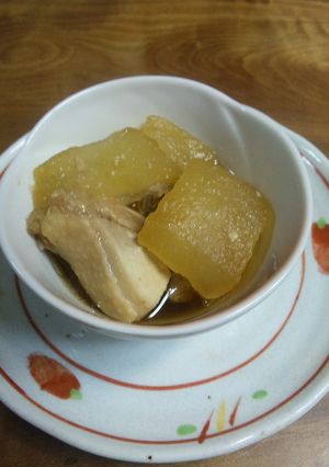 超簡単！冬瓜と鳥もも肉の麺つゆ煮-レシピのメイン写真
