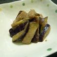 ナスのオリーブオイルと味噌あえ