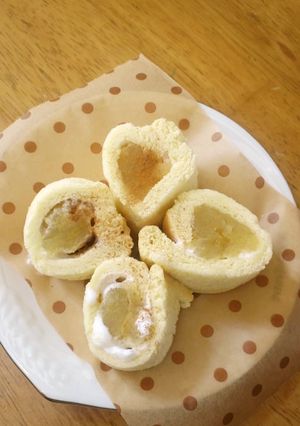 ふんわり食パン♪秋のさつま芋ロール-レシピのメイン写真