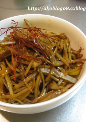 ☆おふくろの味☆基本のきんぴらごぼう-レシピのメイン写真