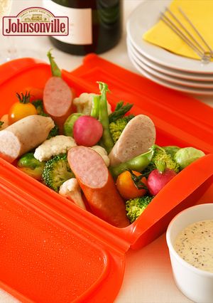 ジョンソンヴィルと野菜のスチーム-レシピのメイン写真