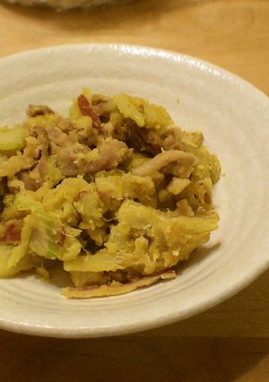 豚肉とさつまいものカレー風味炒め-レシピのメイン写真