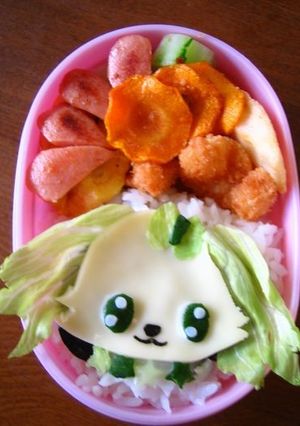 【キャラ弁】ジュエルペットのペリドット-レシピのメイン写真
