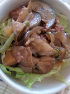 あまり物で★マーボー茄子丼-レシピのメイン写真