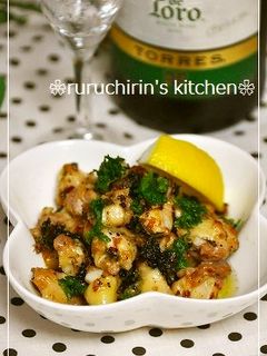 ✿鶏ひざ軟骨の香草炒め✿-レシピのメイン写真