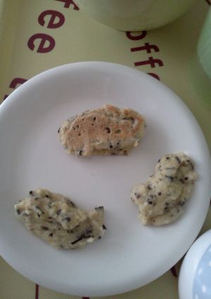 【離乳食】ひじきと豆腐のパンケーキ風-レシピのメイン写真