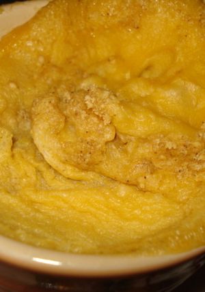 レンジで簡単♪ しょうゆ豆の蒸しケーキ-レシピのメイン写真
