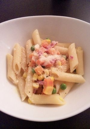 小鍋ひとつで！！簡単☆クリームペンネ-レシピのメイン写真