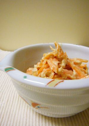 にんじんとツナのミソマヨサラダ-レシピのメイン写真