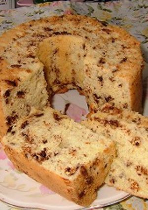 チョコチップシフォンケーキ-レシピのメイン写真