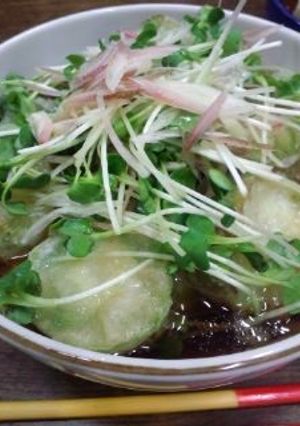 揚げ出しヘチマ-レシピのメイン写真