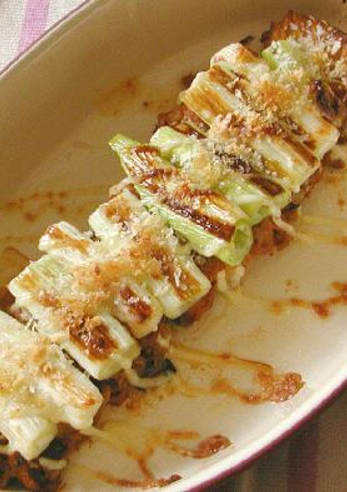 サバ缶のねぎのっけ焼き-レシピのメイン写真